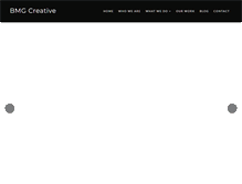 Tablet Screenshot of bmgcreative.com